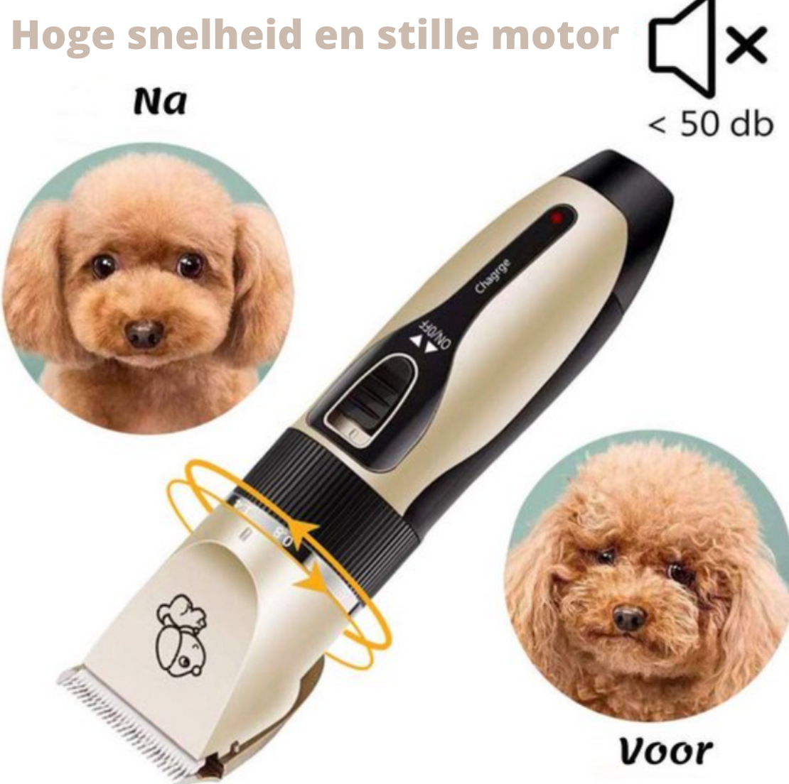 Pett Groomer - Professional Dog Trimmer + Brush