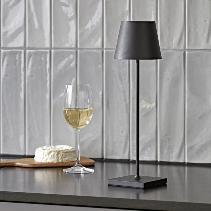 LumiLuxe - Elegant Table Lamp with Wireless Charging Function