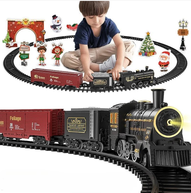 ClassicTrack Set - Retro Train with Realistic Features