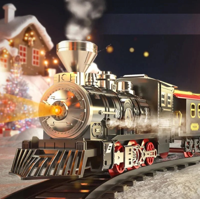 ClassicTrack Set - Retro Train with Realistic Features