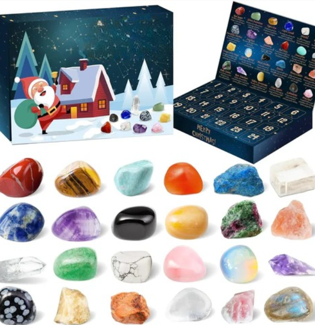 Sparkling Gems Calendar - 24 Crystals for Festive Fun