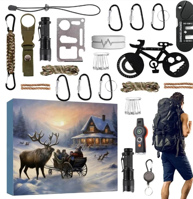 SurvivalPro Advent Calendar 2025 - Essential Outdoor Equipment for Adventurers