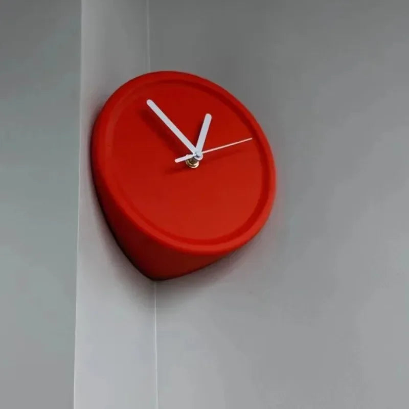 SilentCorner Clock - Stylish Silent Wall Clock Without Drilling