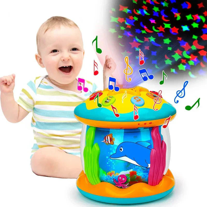 TwinkleDrum - Magical Baby Toy Drum with Lights and Sounds
