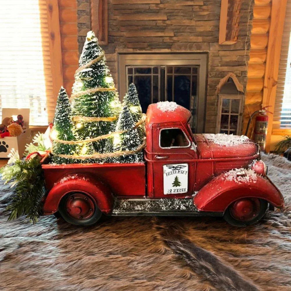 RetroTruck Christmas Ornament - Charming Vintage Christmas Decoration