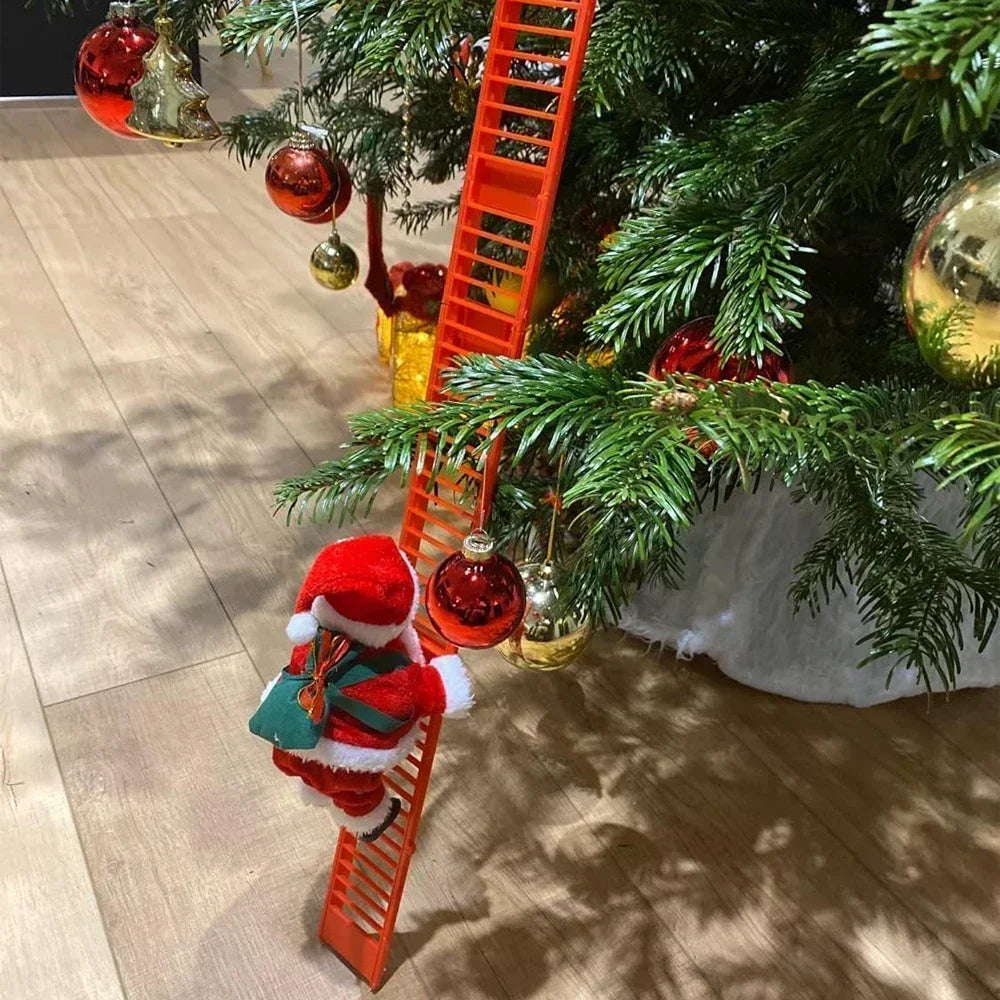 Climbing Santa Claus - Magical Musical Climbing Santa Claus Decoration