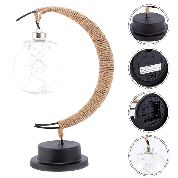 LunarGlow Table Lamp – Magical Moon Lantern for Dreamy Moods
