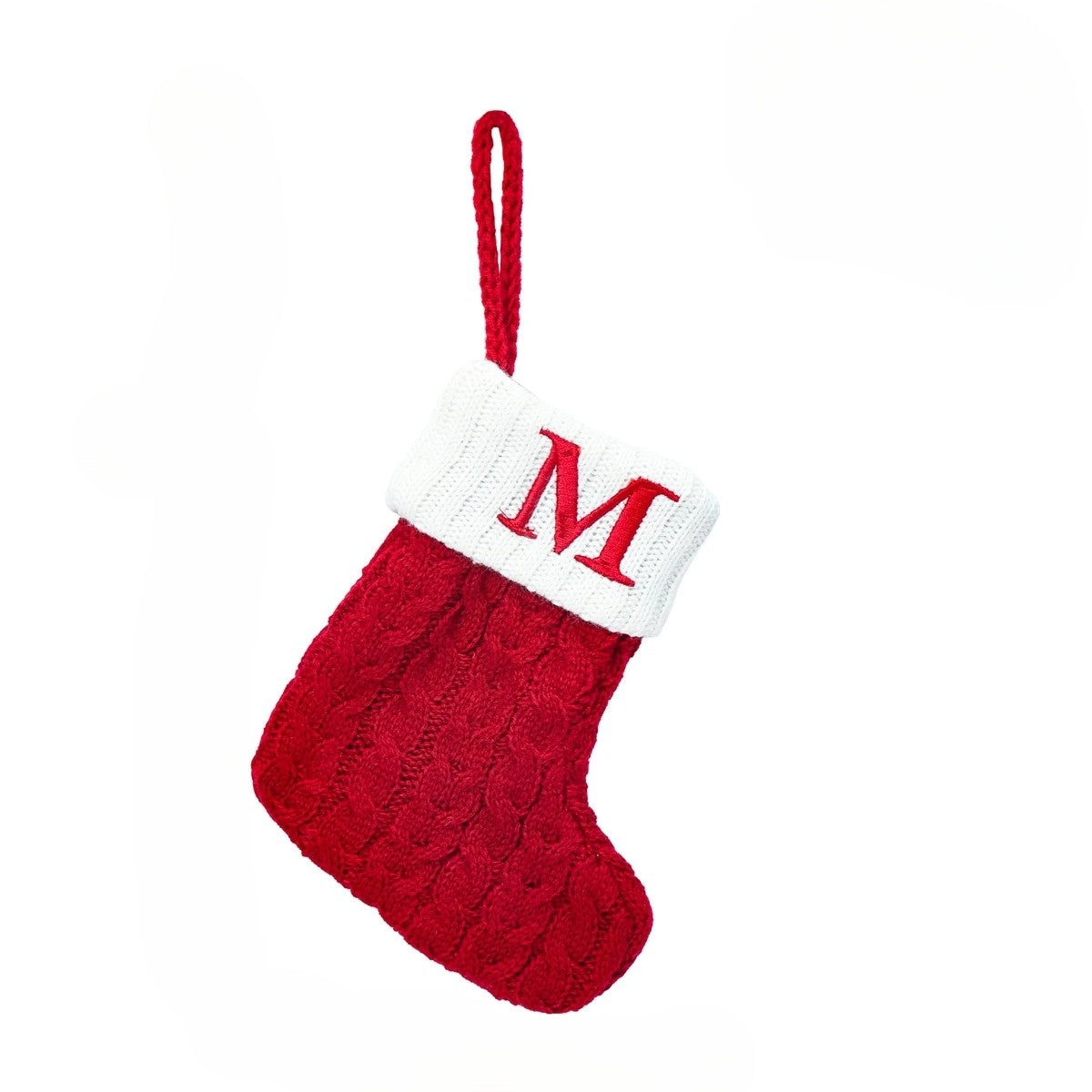 Snowflake Christmas Stockings - Festive Knitted Christmas Decorations