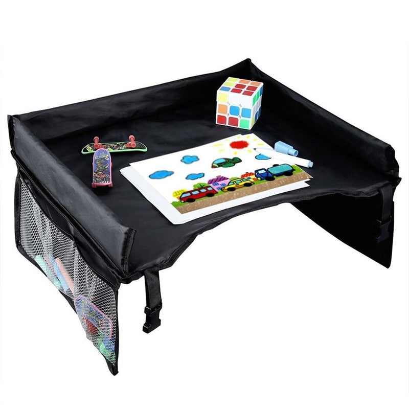TravelMate - Convenient Snack and Game Tray for Kids