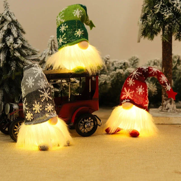 Förtrollande Belyst Jultomte med Lyxigt Sken
