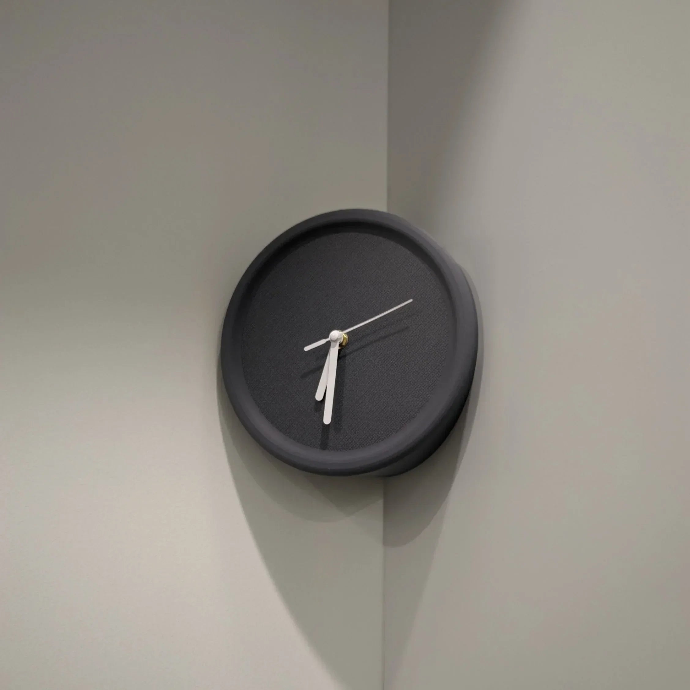 SilentCorner Clock - Stylish Silent Wall Clock Without Drilling