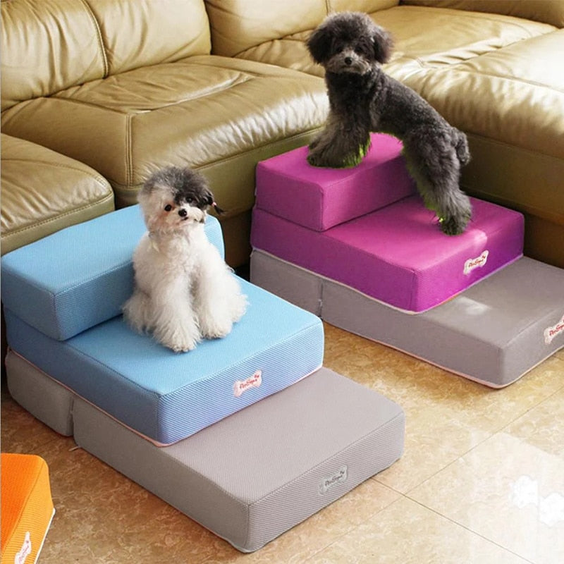 DogStep Pro - Luxe 2-Layer Dog Stairs