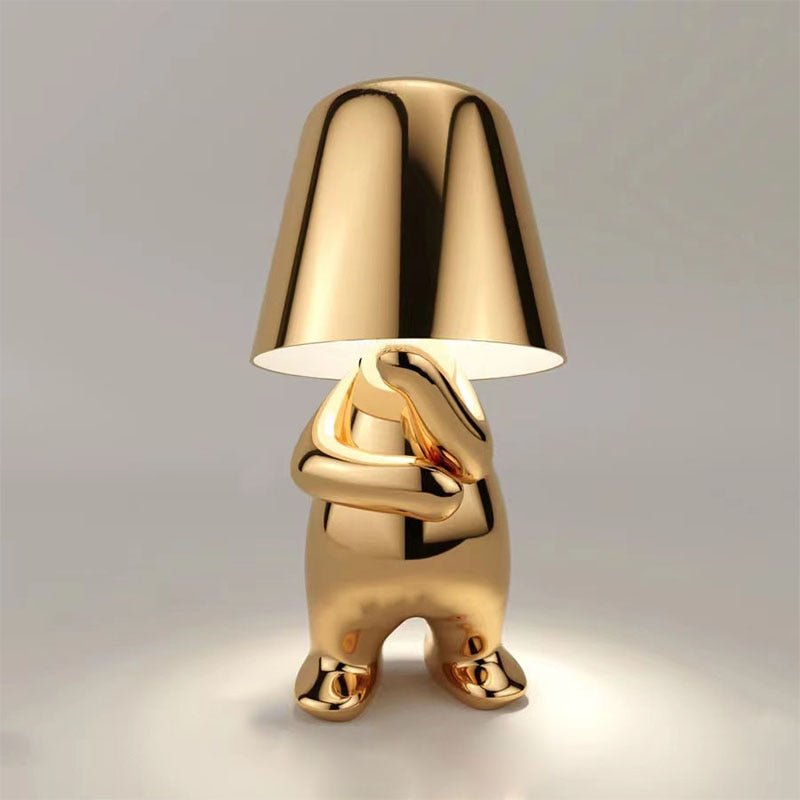 LichtClass Table Mirror – Elegant Rechargeable Night Light with Touch Control