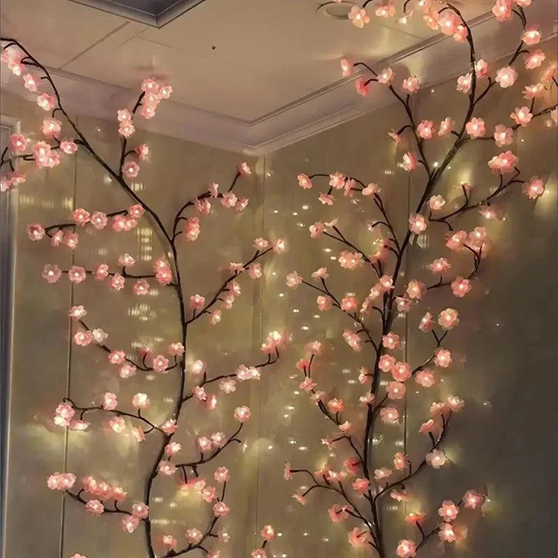 PetalGlow - Captivating Sakura LED String Lights