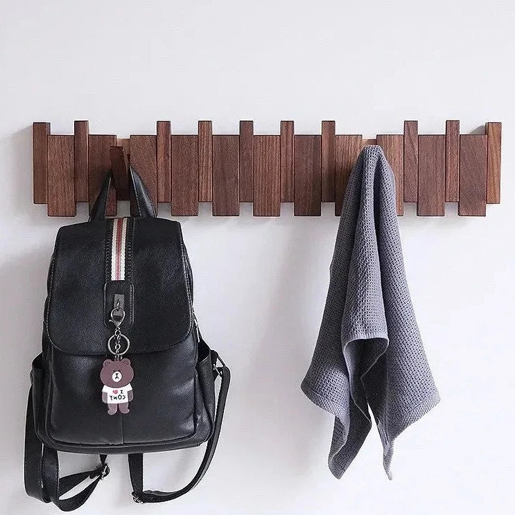 HarmonyHook - Stylish Adjustable Wooden Shelf