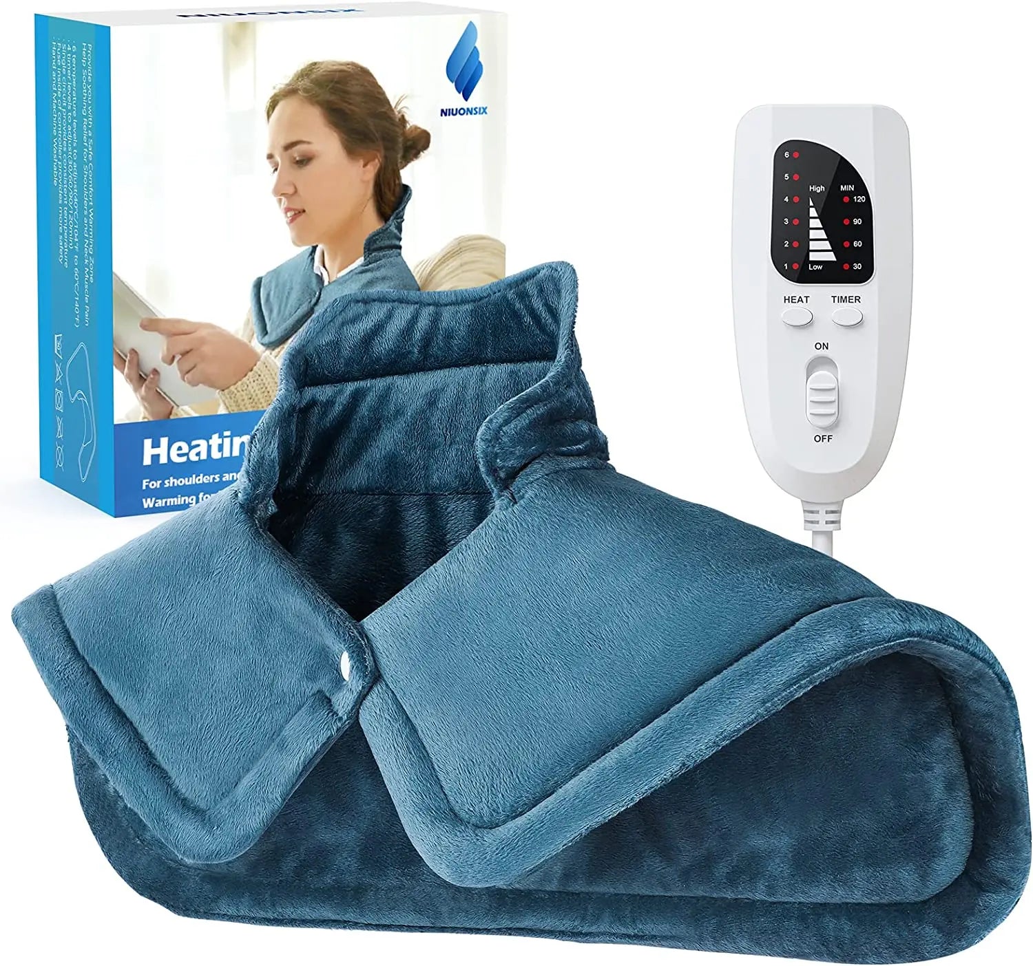 ThermaCozy – Heated Comfort Wrap for Neck &amp; Shoulders