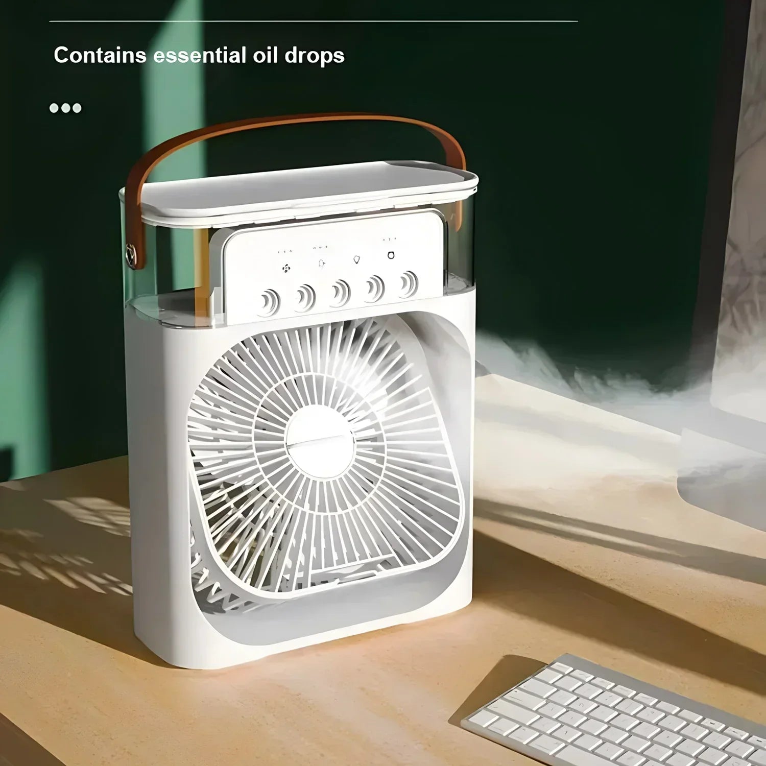 BreezeMaster 3-in-1 Air Conditioning Fan with LED Colors