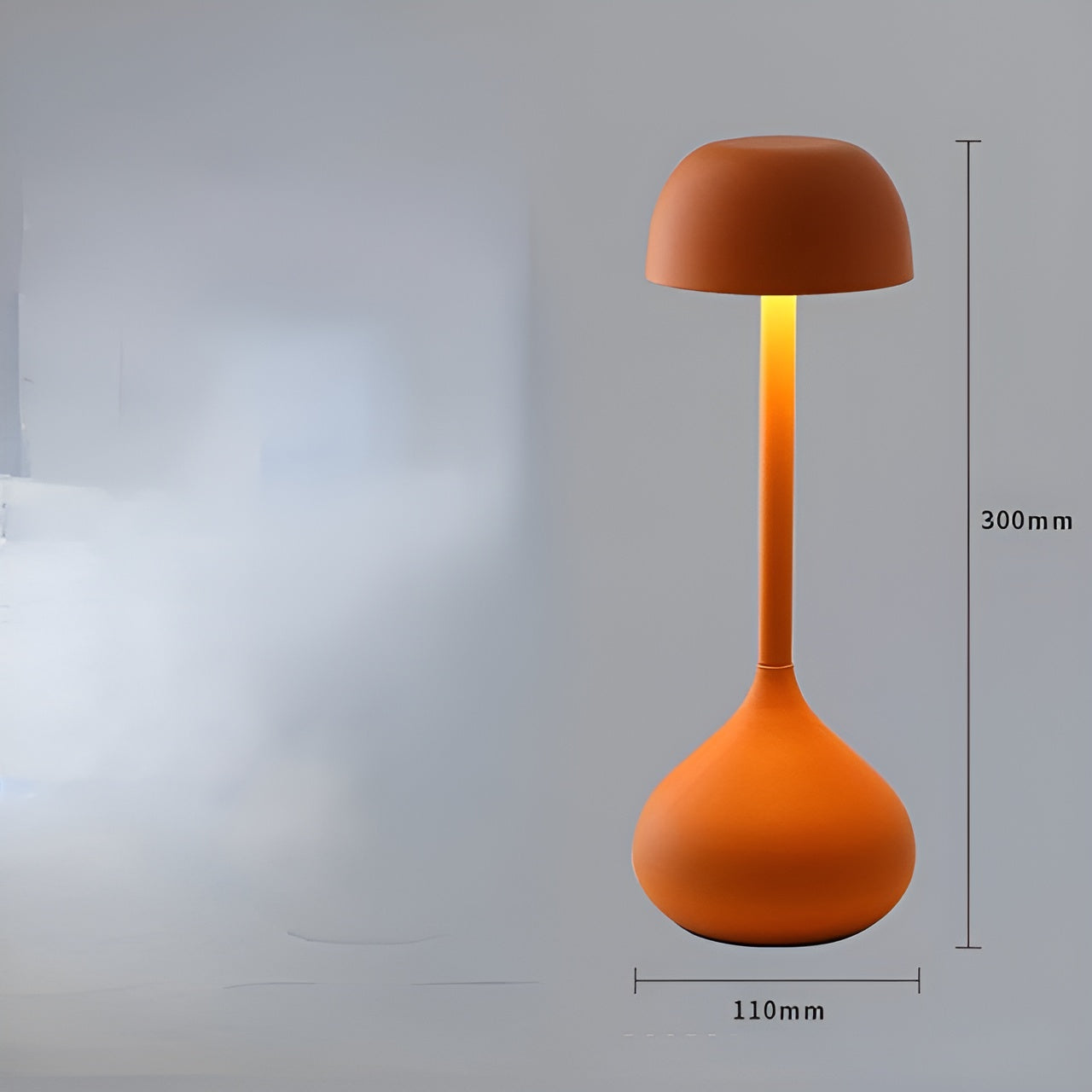 LumiTouch Wireless LED Table Lamp – Elegant, Dimmable and Modern 
