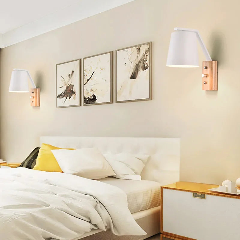 WoodGlow Lamp – LED Wall Lamp for Bedroom