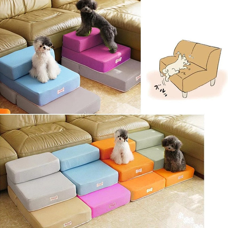 DogStep Pro - Luxe 2-Layer Dog Stairs