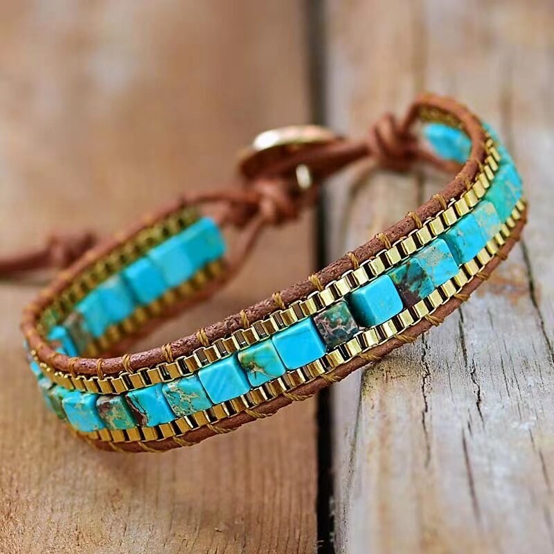 Cairos Bracelet - Luxurious Turquoise Emperor Stone Accessory
