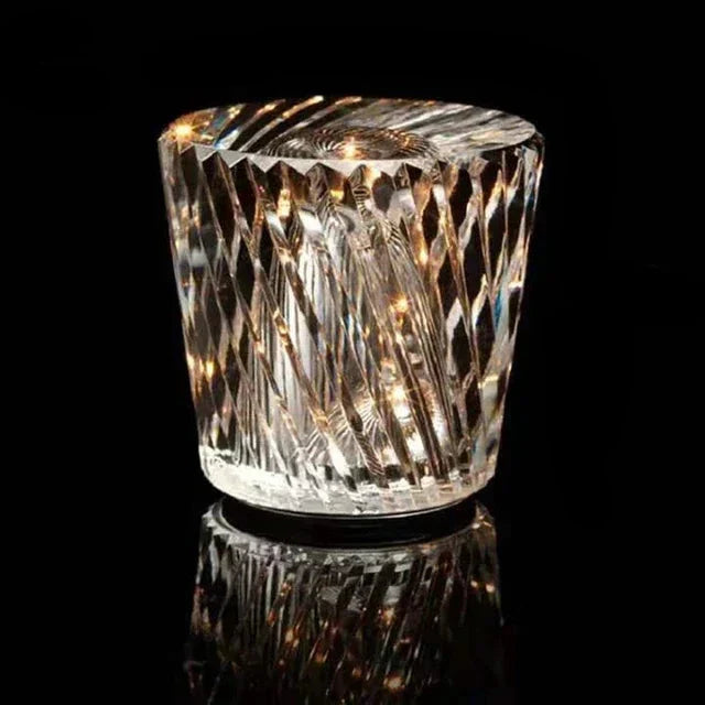 ChicGlow - Luxurious Crystal and Iron Pendant Lamp for Restaurants