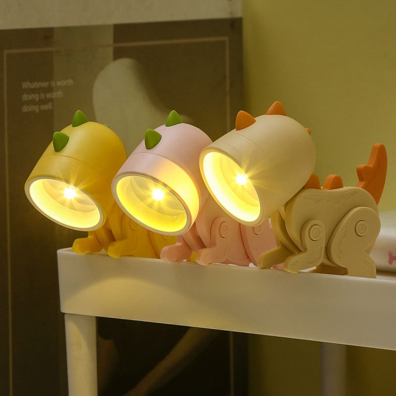 DinoGlow Night Light – Cute LED Bedside Lamp