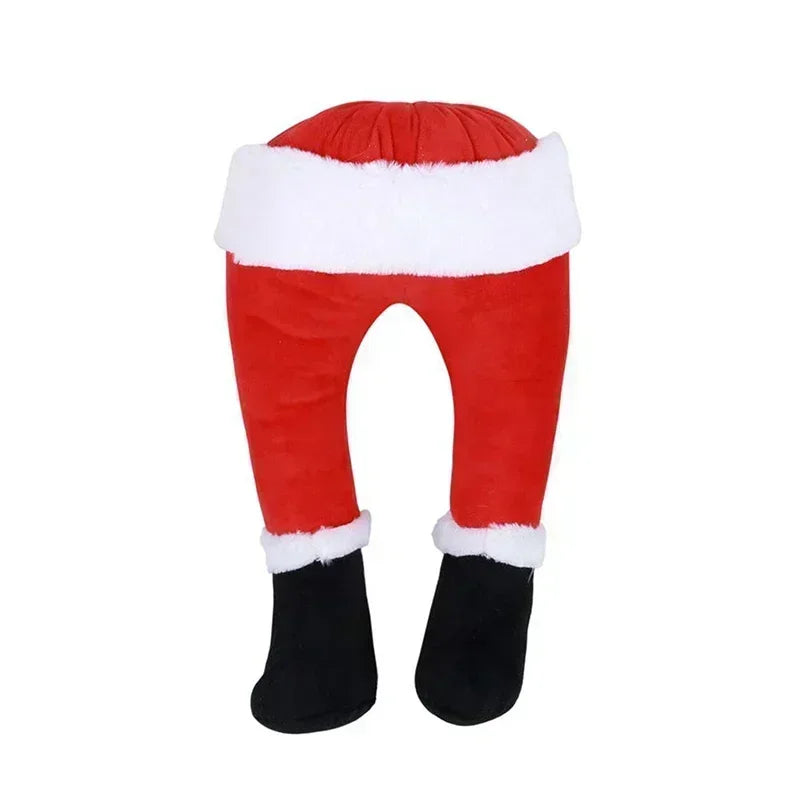 SantaLegs - Magical Plush Decoration for Christmas
