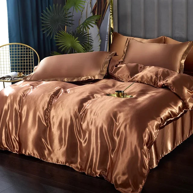 SatinDream Bedding Set - Luxurious Satin Bedding for Dreamy Nights