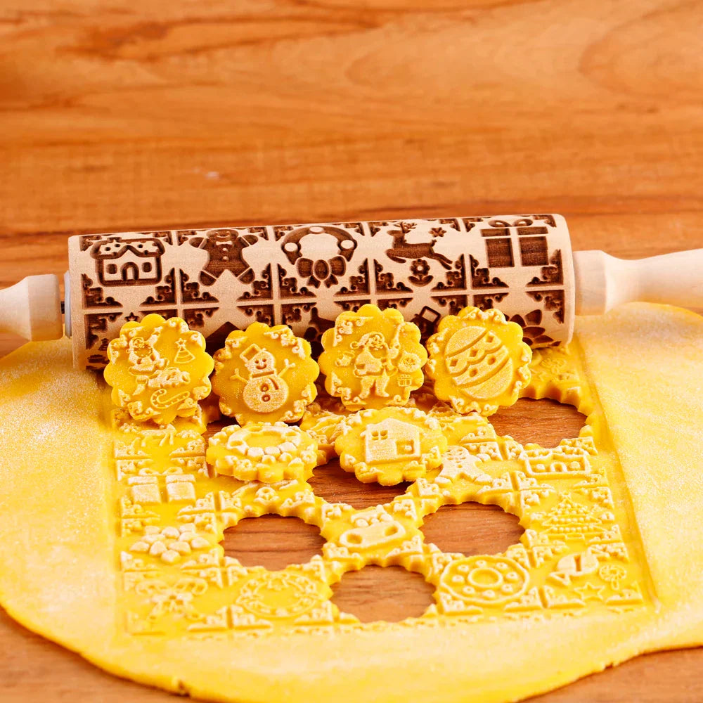 RoulNoel - Festive Dough Wheel for Christmas Baking