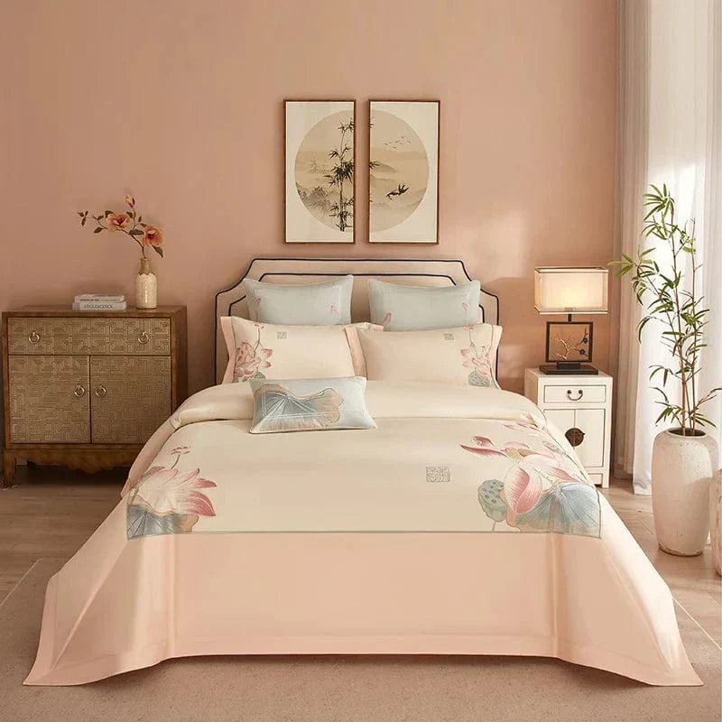 LotusPink – Luxurious Egyptian Cotton Bedding Set