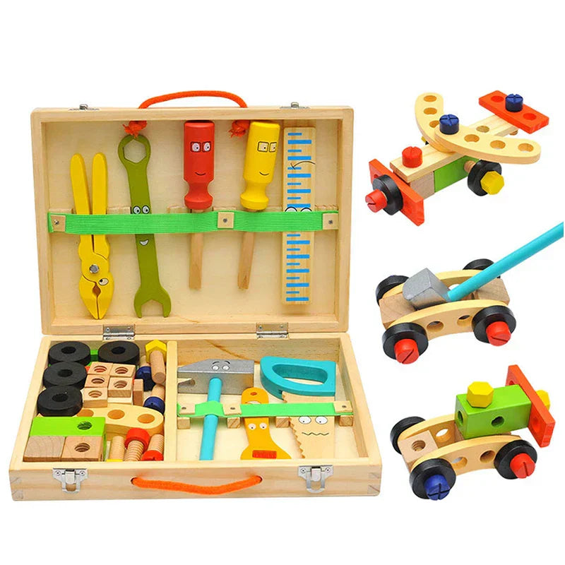 BuilderCraft Set – Creative Montessori Building Kit for Children