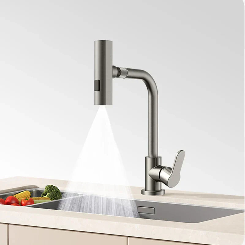 AquaTwist – Elegant Kitchen Faucet with Flexible Spray Nozzle