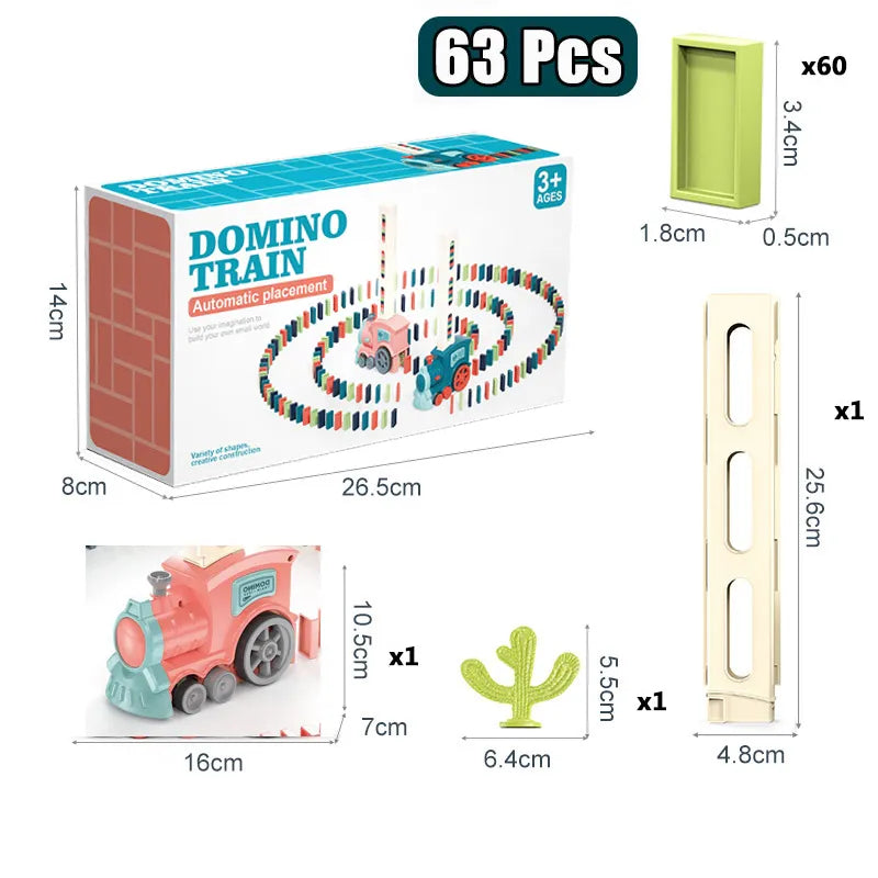 Creative Dominos Express - Play and Learn with Colorful Stones