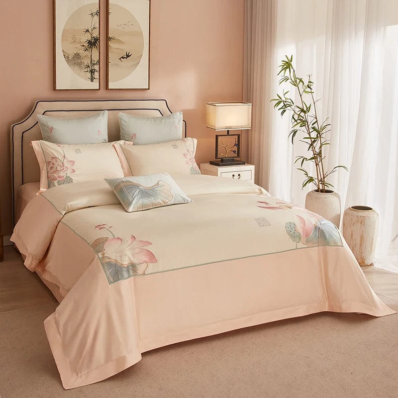 LotusPink – Luxurious Egyptian Cotton Bedding Set