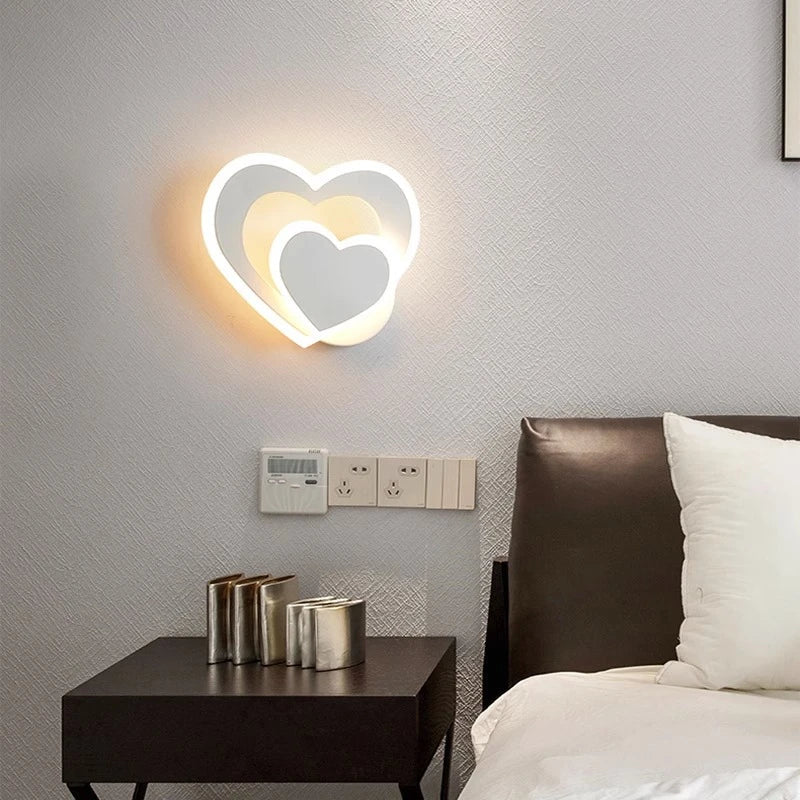 HeartGlow Vägglampa - Modern LED Belysning
