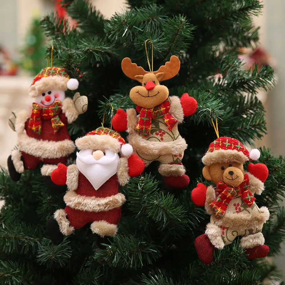 Magical Christmas Ornaments - Set of 4 Atmospheric Christmas Decorations