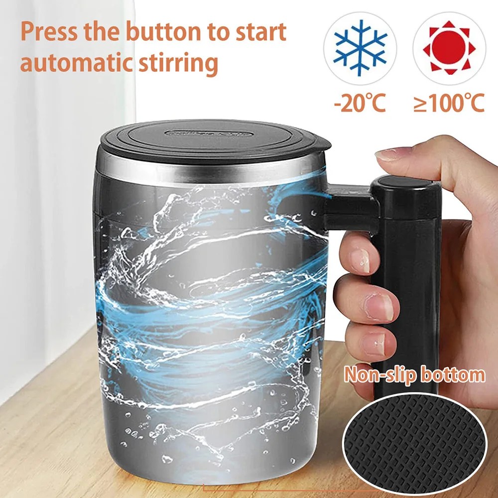 AutoBlend - Self-Stirring Thermos Mug