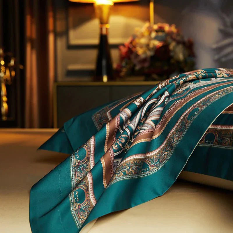 Vintage Grandeur - Luxurious Duvet Set in Egyptian Cotton