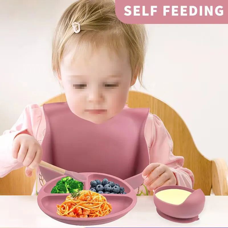 SiliconeBaby Set – Complete 6-piece Baby Food Set
