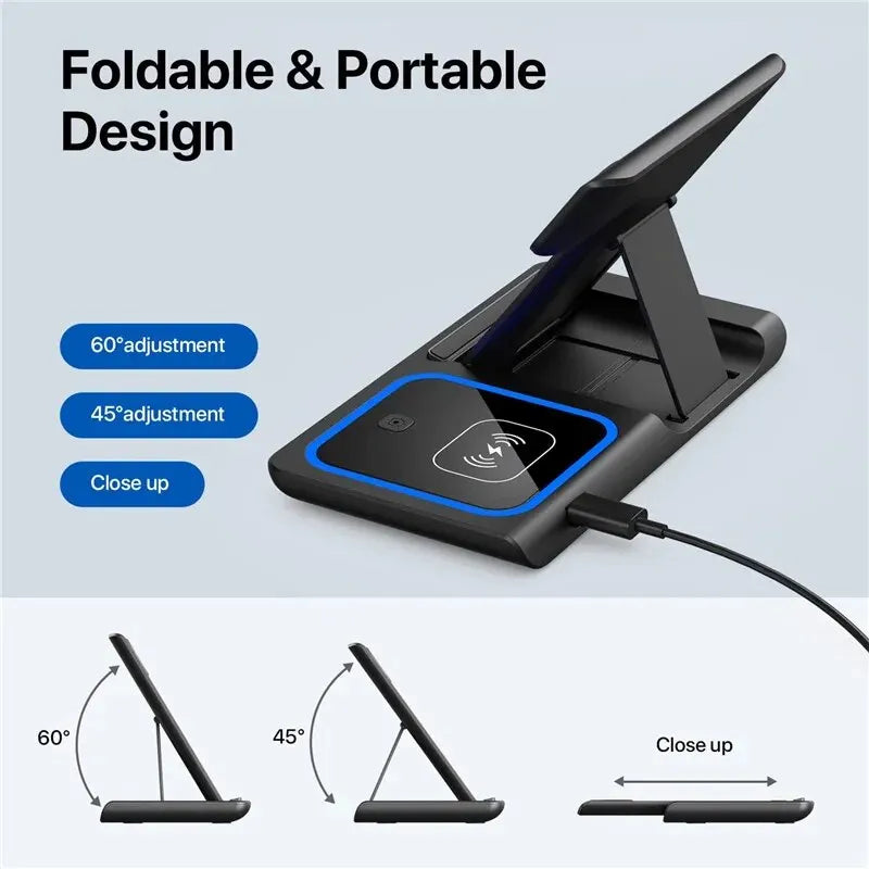 Sameza - 3-in-1 Wireless Charging Station for Your Devices
