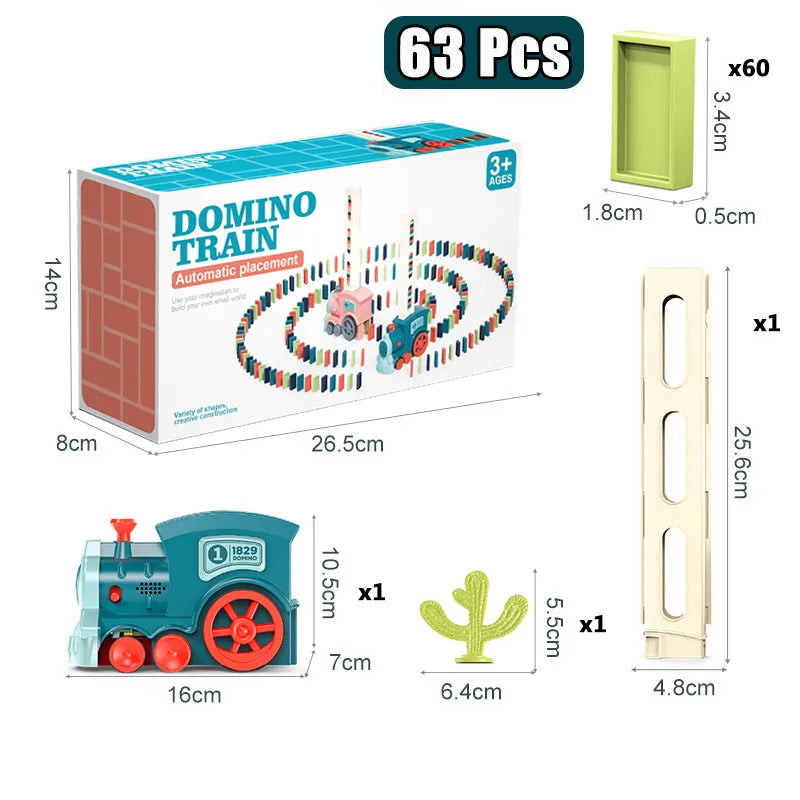 Creative Dominos Express - Play and Learn with Colorful Stones