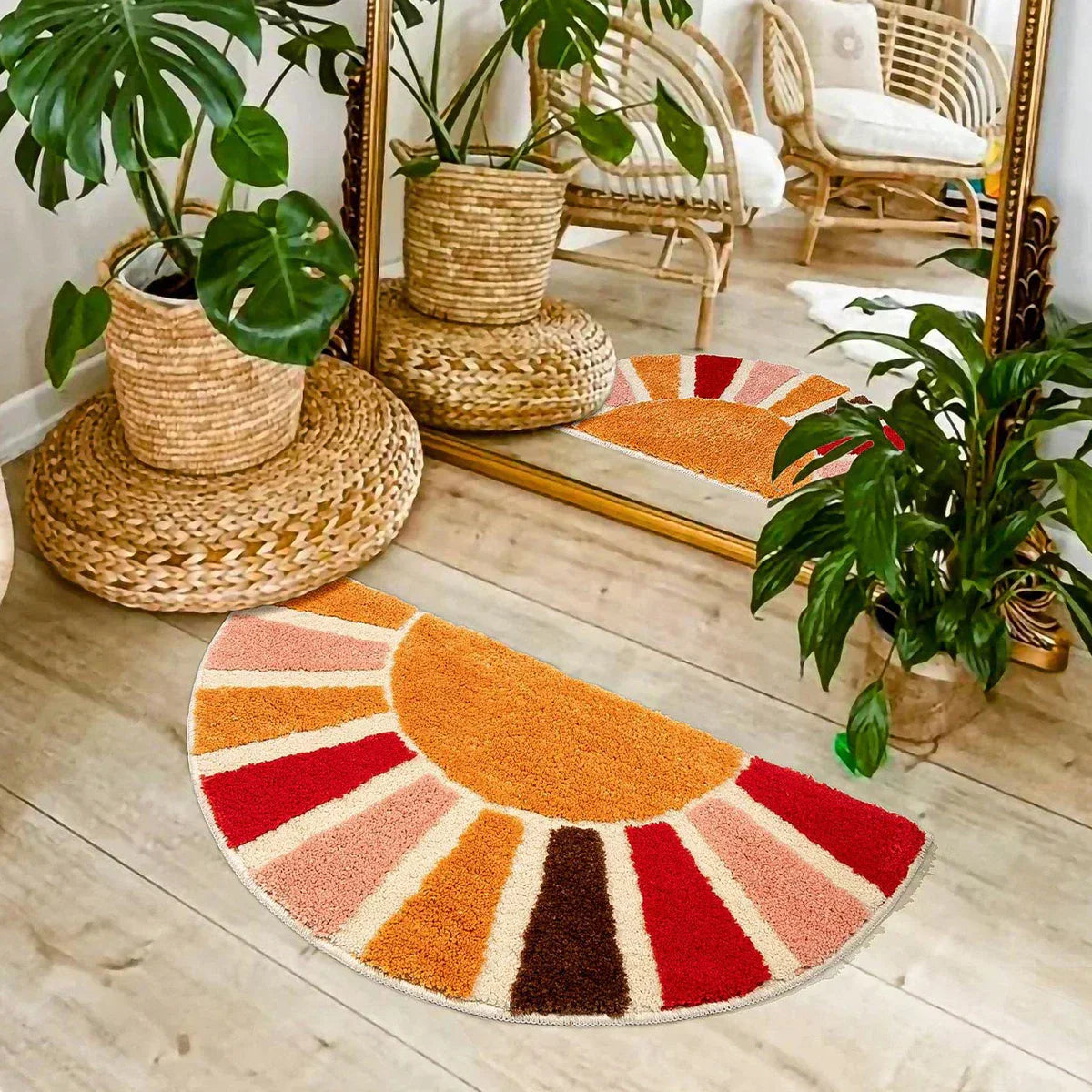 RadiantBloom - Sunflower Doormat for the Entrance