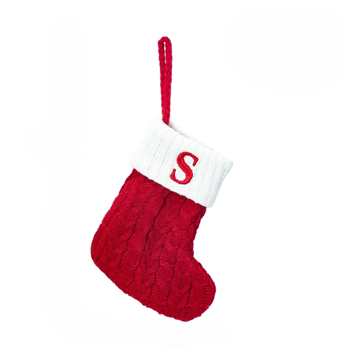 Snowflake Christmas Stockings - Festive Knitted Christmas Decorations