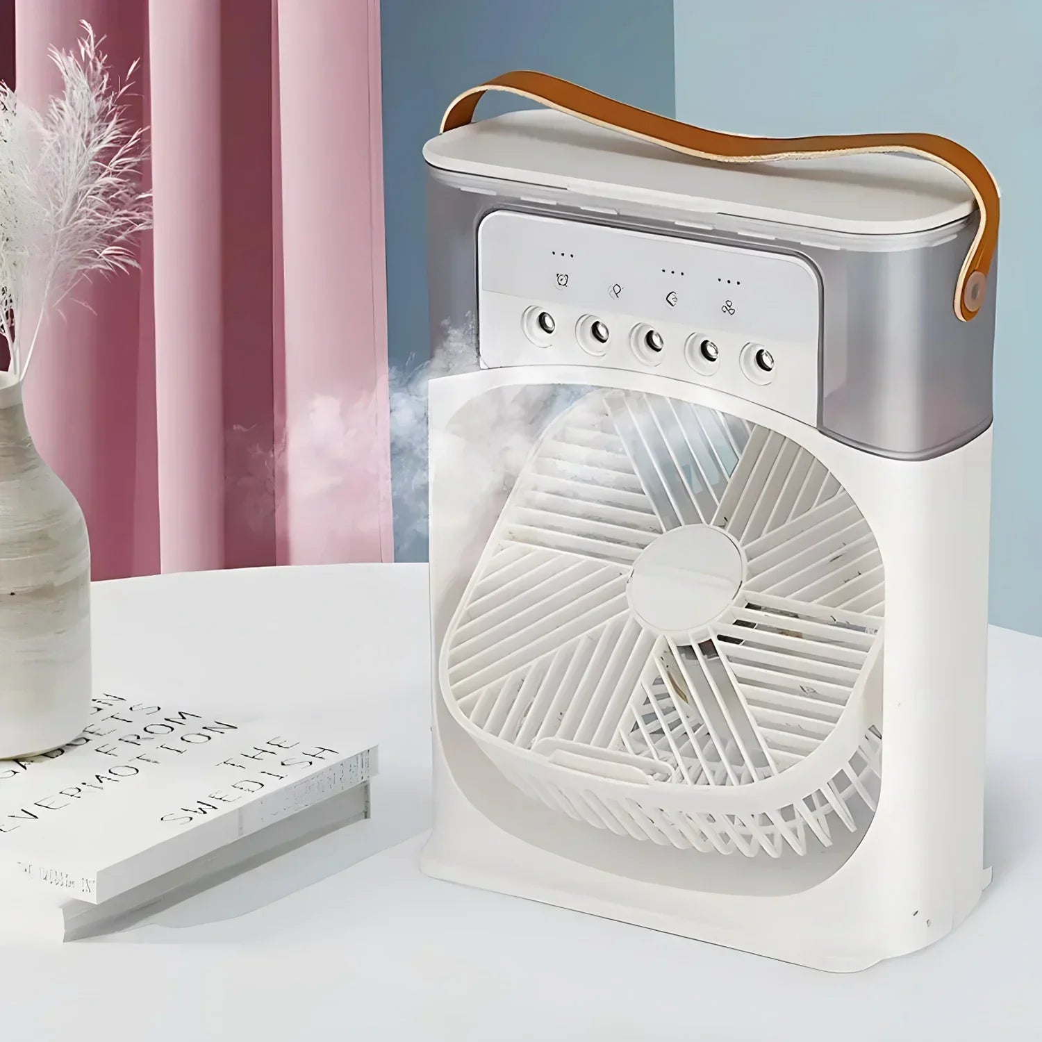 BreezeMaster 3-in-1 Air Conditioning Fan with LED Colors