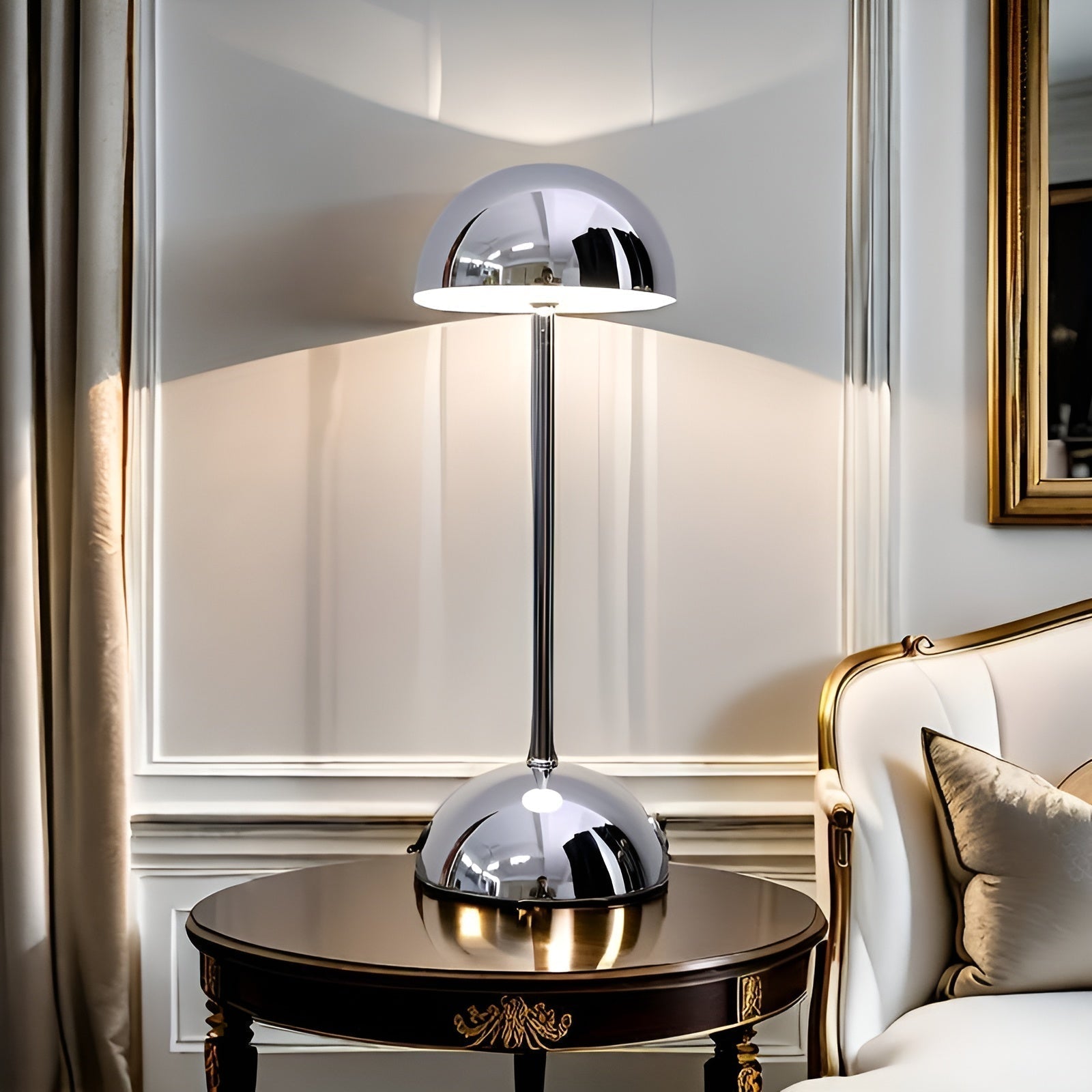 Modern ShineMushroom Lamp with Touch Control - Stylish &amp; Dimmable