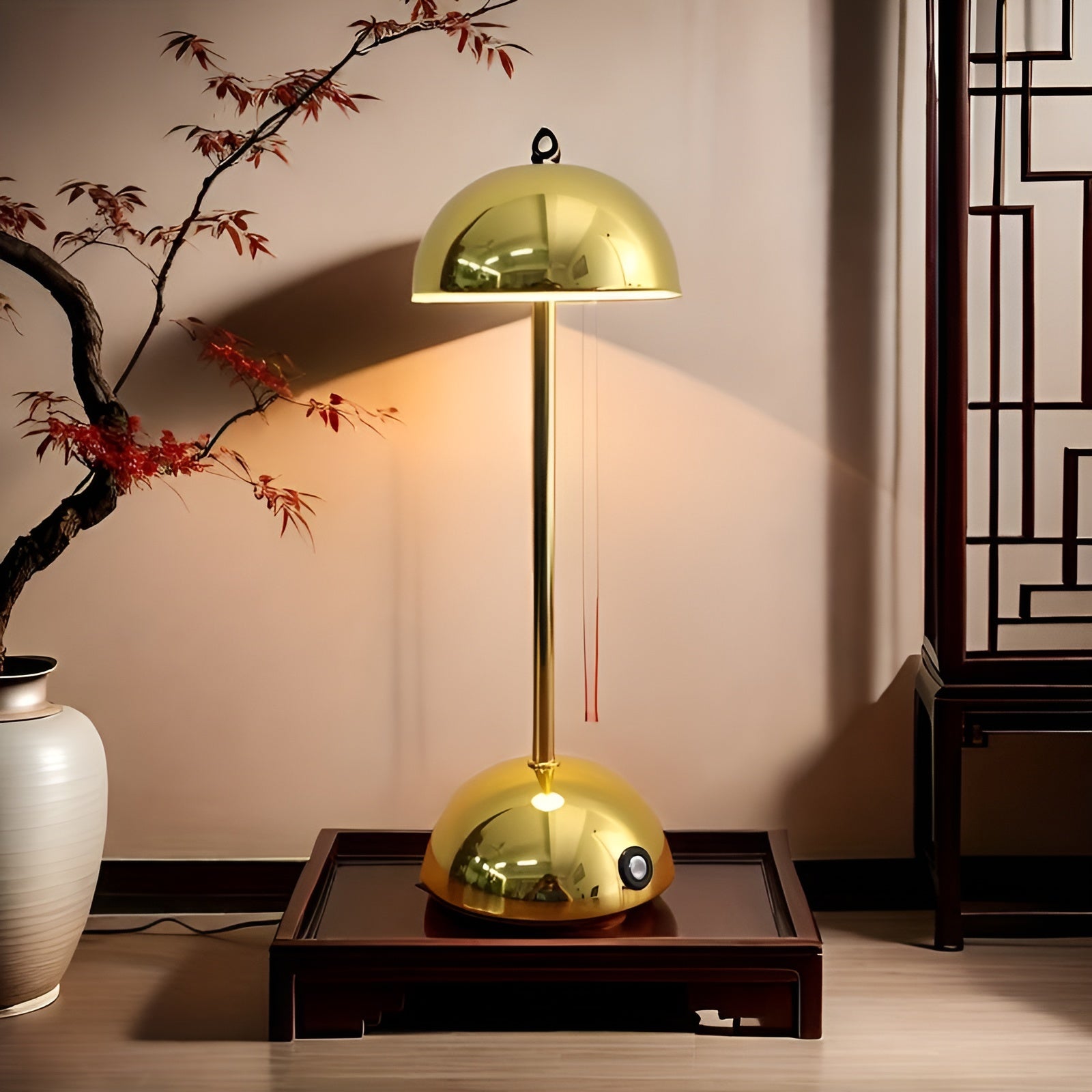 Modern ShineMushroom Lamp with Touch Control - Stylish &amp; Dimmable