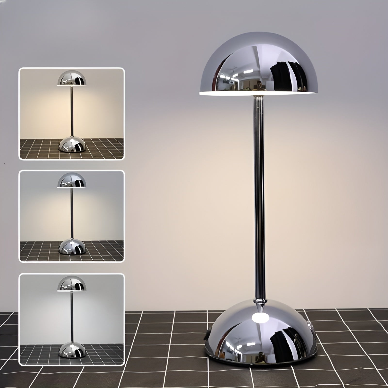 Modern ShineMushroom Lamp with Touch Control - Stylish &amp; Dimmable