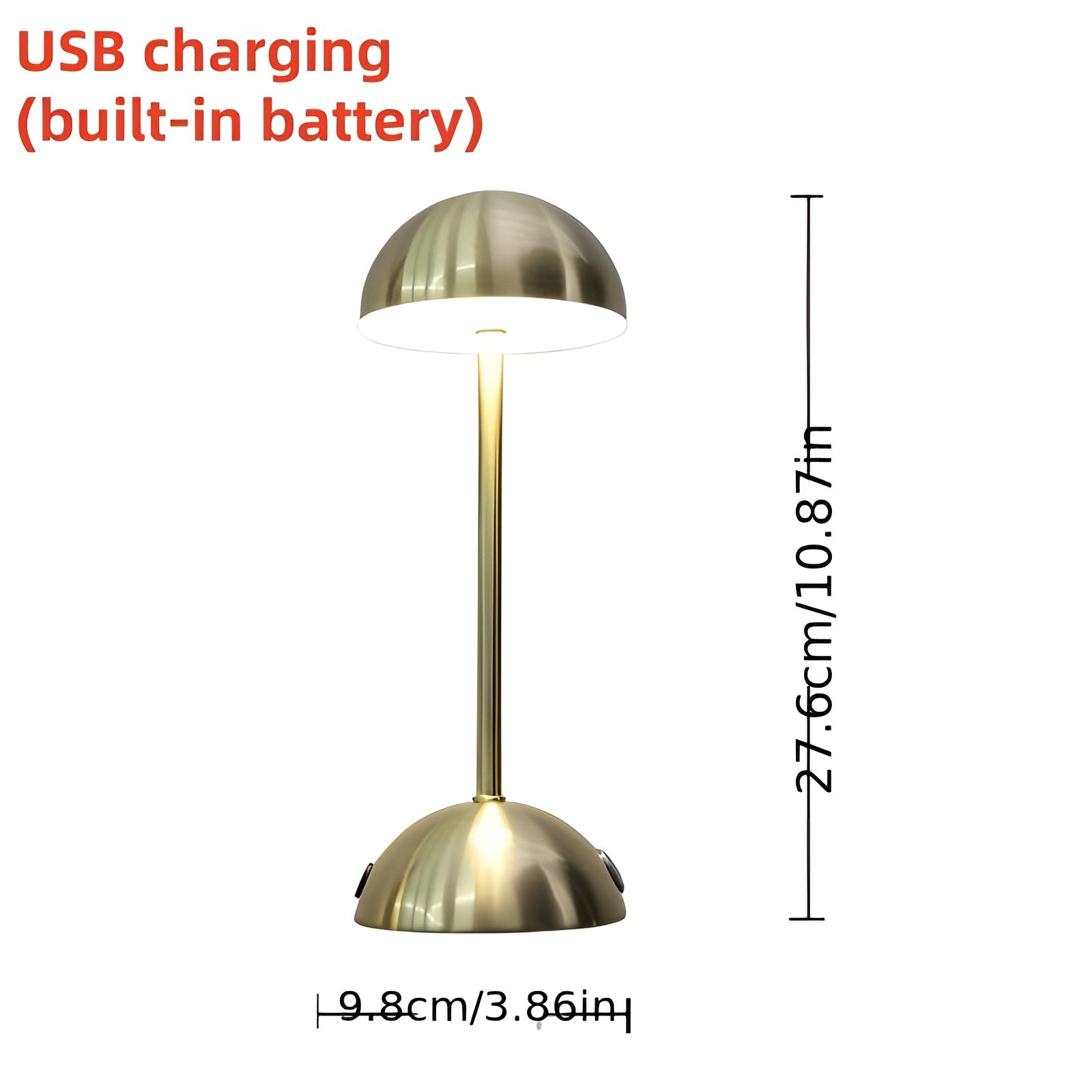 Modern ShineMushroom Lamp with Touch Control - Stylish &amp; Dimmable