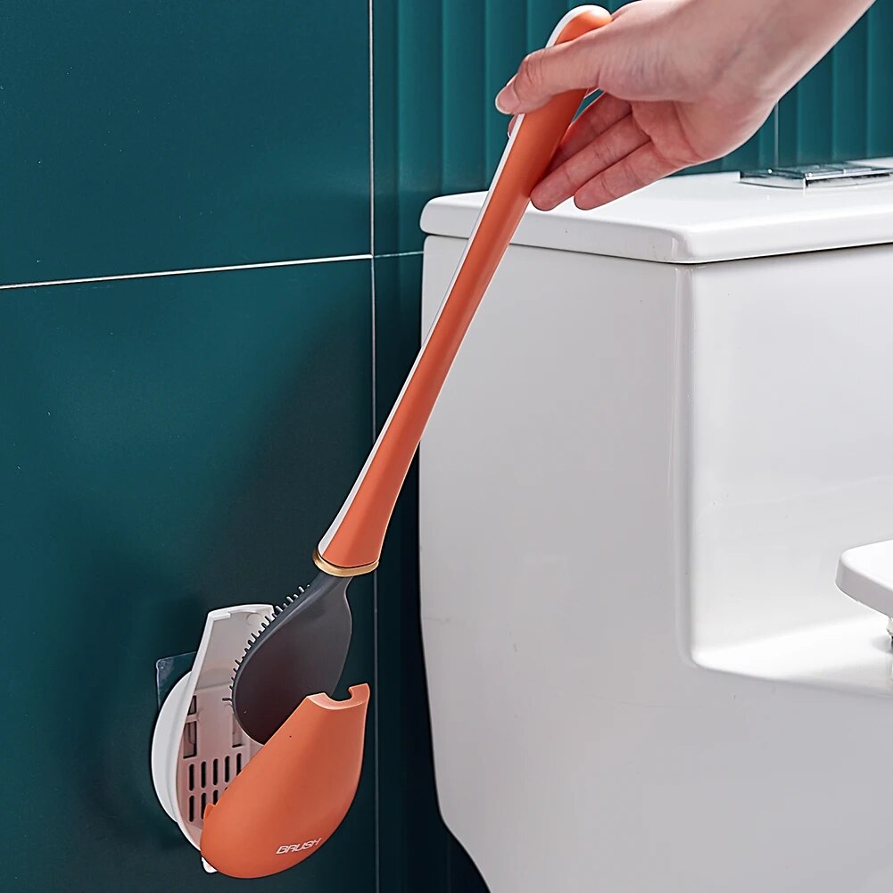 SumiClean - Tight Silicone Toilet Brush for Your Bathroom